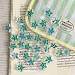 Acrylic Enamel Beads, Star with Smiling Face, Light Sea Green, 19.9x20.9x8mm, Hole: 3.5mm(OACR-I011-21J)