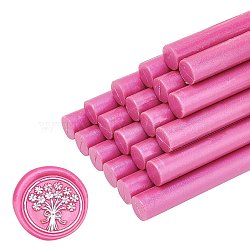 Sealing Wax Sticks, for Retro Vintage Wax Seal Stamp, Orchid, 135x11mm(DIY-WH0003-G36)