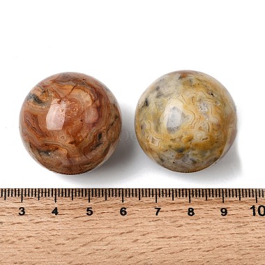 Natural Crazy Agate No Hole Sphere Beads(G-I367-05-10)-2