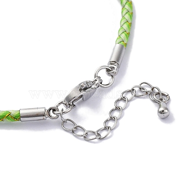 Polyester Cord Braided Bracelet Makings(MAK-Z003-01P-31)-3