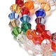 transparentes perles de verre de galvanoplastie brins(GLAA-F029-3mm-C29)-3