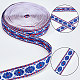 10M Ethnic style Embroidery Polyester Ribbons(OCOR-GF0002-37)-6