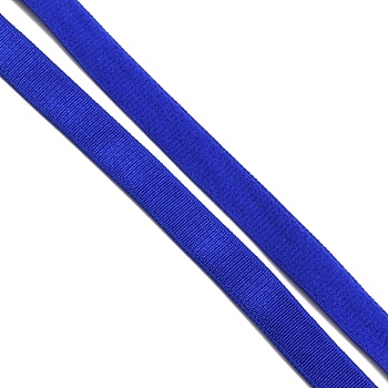 Polyester Elastic Shoulder Strap, for Sewing Bra Straps Making, Blue, 10mm