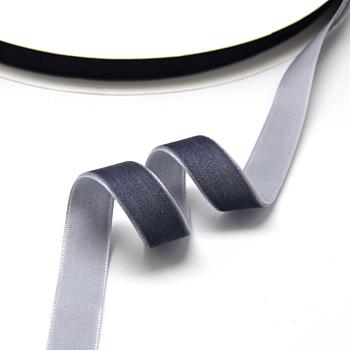 3/4 inch Single Face Velvet Ribbon, Slate Gray, 3/4 inch(19.1mm), about 25yards/roll(22.86m/roll)
