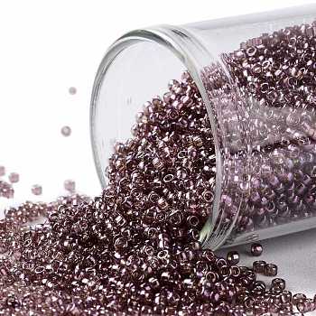 TOHO Round Seed Beads, Japanese Seed Beads, (425) Gold Luster Marionberry, 15/0, 1.5mm, Hole: 0.7mm, about 15000pcs/50g