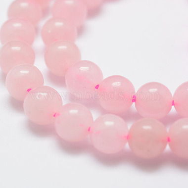 Chapelets de perles en quartz rose naturel(X-G-G664-01)-3