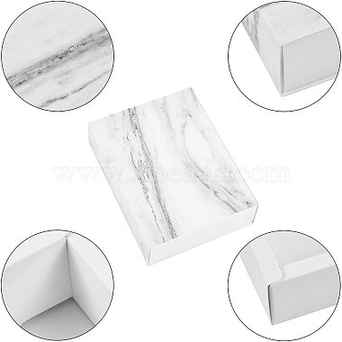 boîtes de tiroir de papier de modèle de marbre(CON-WH0071-06D)-4