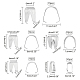 304 pression en acier inoxydable sur bails(STAS-UN0016-52S)-2