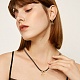 304 Stainless Steel Pendant Tiered Necklaces and Dangle Stud Earrings Sets(SJEW-UN0001-01G)-6