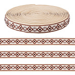 Polyester Ribbon, Clothes Sewing Accessories, Wheat, 5/8 inch(16mm), about 10.00 Yards(9.14m)/set(OCOR-TA0003-93A)