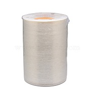 Germany Elastic Crystal Thread, Stretch Bracelet String, DIY Jewelry Beading Stretch Cord Findings, Clear, 1mm, about 1093.61 yards(1000m)/roll(OCOR-O001-1mm-01)
