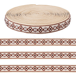 Polyester Ribbon, Clothes Sewing Accessories, Wheat, 5/8 inch(16mm), about 10.00 Yards(9.14m)/set(OCOR-TA0003-93A)