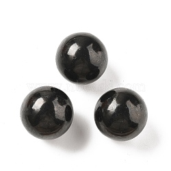 Natural Shungite Sphere Beads, No Hole Beads, Undrilled, Round Ball, 30mm(G-F675-01-B)