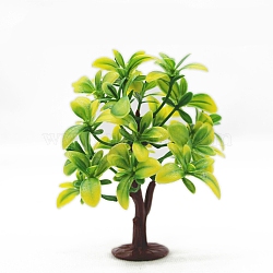 Simulation Tree Green Decoration Model, Micro Landscape Dollhouse Accessories, Pretending Prop Decorations, Green, 100mm(PW-WG4B3E5-02)