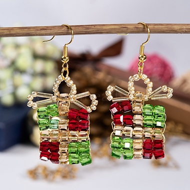 DIY Christmas Gift Earring Making Kits(DIY-JP0005-70)-3
