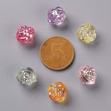 Perles en acrylique transparente(X-TACR-S154-33C)-5