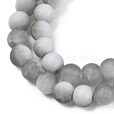 mattierte Crackle-Glasperlen(X1-GLAA-U001-8mm-M06)-2