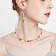 Natural Pearl & Glass Seed Beaded Necklace & Bracelet & Dangle Earrings(SJEW-SW00008)-6