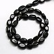 Natural Obsidian Nuggets Beads Strands(G-L154-16)-3