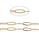 Soldered Brass Paperclip Chains(CHC-G005-24G)-1