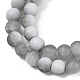 mattierte Crackle-Glasperlen(X1-GLAA-U001-8mm-M06)-2