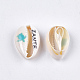 Printed Cowrie Shell Beads(SHEL-S276-12A)-2