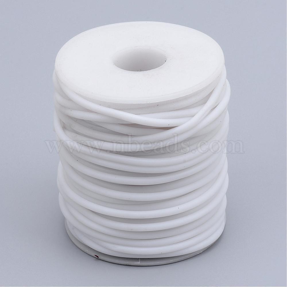 2mm White Rubber Solid Rubber cord White Round Rubber Cord S 40 255