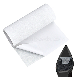 TPR(Thermoplastic Rubber) Antiskid Adhesive Film, Flat, Clear, 100x0.7mm, 0.54 yards(0.5m)/sheet(FIND-WH0082-84A)