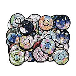 50Pcs Paper Stickers, for DIY Scrapbooking, Journal Decoration, Record, Mixed Color, 47~50x50~55x0.1mm, about 50Pcs/Bag(DIY-M055-15)