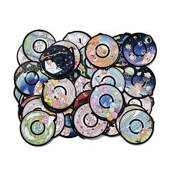 50Pcs Paper Stickers, for DIY Scrapbooking, Journal Decoration, Record, Mixed Color, 47~50x50~55x0.1mm, about 50Pcs/Bag