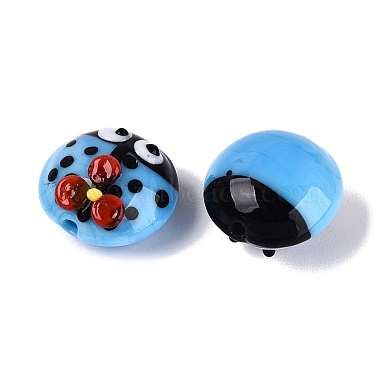 Handmade Bumpy Lampwork Beads(LAMP-Q039-15H)-3