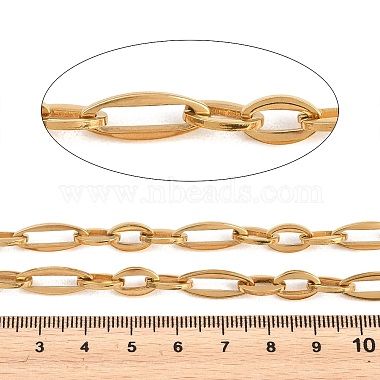 201 Stainless Steel Oval Link Chains(CHS-H118-18G)-2