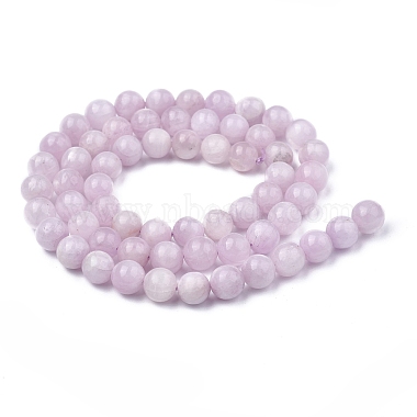 pierres précieuses naturelles perles rondes de kunzite brins(G-O030-5mm-06)-3