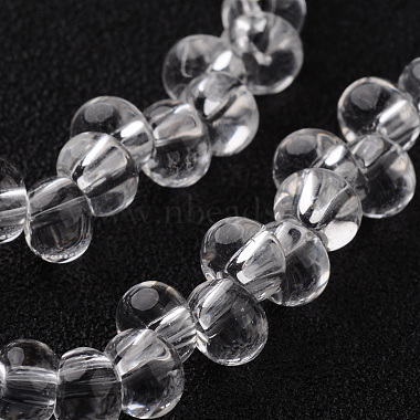 6mm Clear Drop Glass Beads