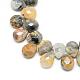 Brins de perles de pierres précieuses d'agate de dentelle folle naturelle(G-T006-10)-1