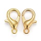 Zinc Alloy Jewelry Findings Golden Lobster Claw Clasps(X-E105-G)-3