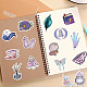 50Pcs Magic Theme PVC Waterproof Stickers Set(STIC-C003-10A)-8