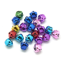 Iron Bell Pendants, Mixed Color, 30mm(X-IFIN-S693-30mm-M)