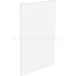 PP Plastic Board, Polyethylene PE Board, Waterproof and Anticorrosive Hard Rubber Board, White, 30x20x1cm(ODIS-WH0009-01C)