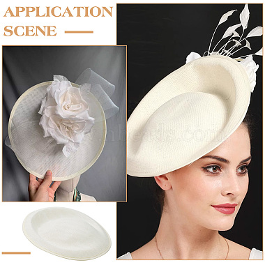 base de fascinator mini chapeau en lin(AJEW-WH0472-54C)-6