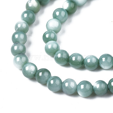 Eau douce naturelle de coquillage perles brins(BSHE-T009A-01J)-3