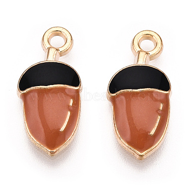 Light Gold Chocolate Others Alloy+Enamel Pendants