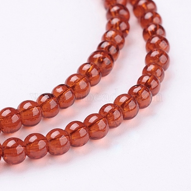 Spray Painted Crackle Glass Beads Strands(CCG-Q001-4mm-09)-3