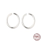 925 Sterling Silver Open Jump Rings(STER-NH0001-36J-S)-1