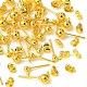 30Pcs 3 Size Iron Stud Earring Findings(FIND-YW0003-94G)-2