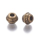 tibétains antiques bronze métal perles d'espacement(MLF0586Y)-1