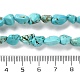 Dyed & Heated Natural Turquoise Beads Strands(G-P497-01C-17)-5