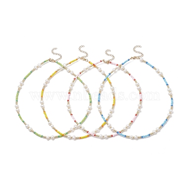 Mixed Color Round Acrylic Necklaces