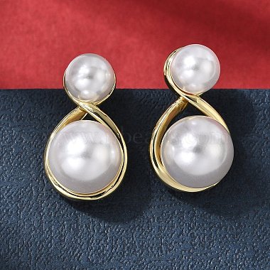 Brass Stud Earring(EJEW-H180-04G)-3
