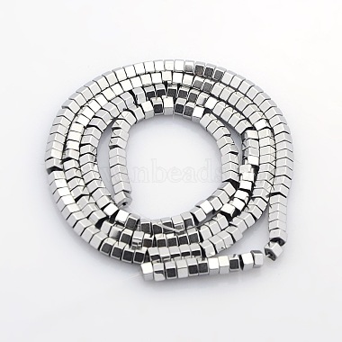 3mm Hexagon Non-magnetic Hematite Beads